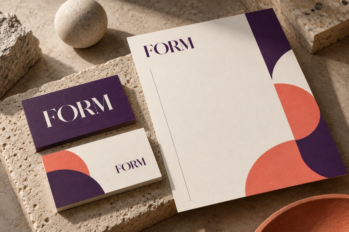 FORM stationery concept illustration
