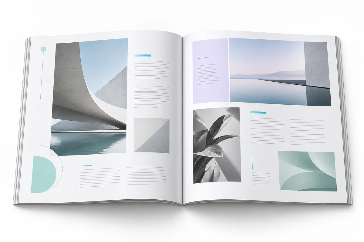 Illustration for Company profile design: a page-by-page content checklist