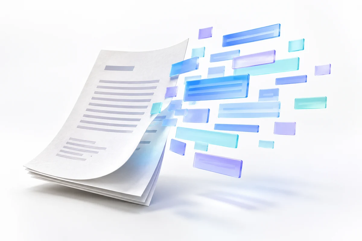 Illustration for PDF to Word Conversion: Editable Files Without Unnecessary Rework