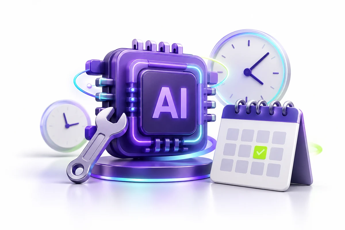 Monthly AI Setup Support concept illustration