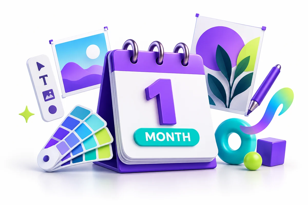 Monthly creative design toolkit