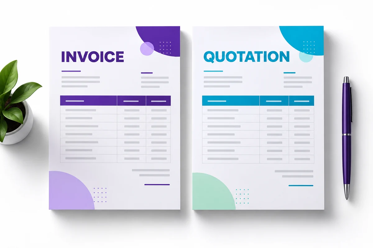 Invoice & Quotation Templates concept illustration